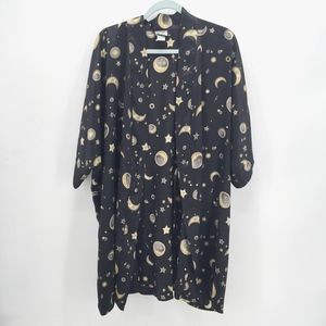 Morgan Taylor VINTAGE Moon Stars Kimono